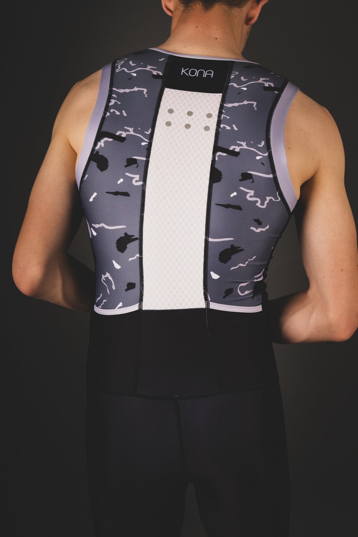 Kona Assault Men’s Triathlon Race Suit — Sleeveless Performance Tri Suit