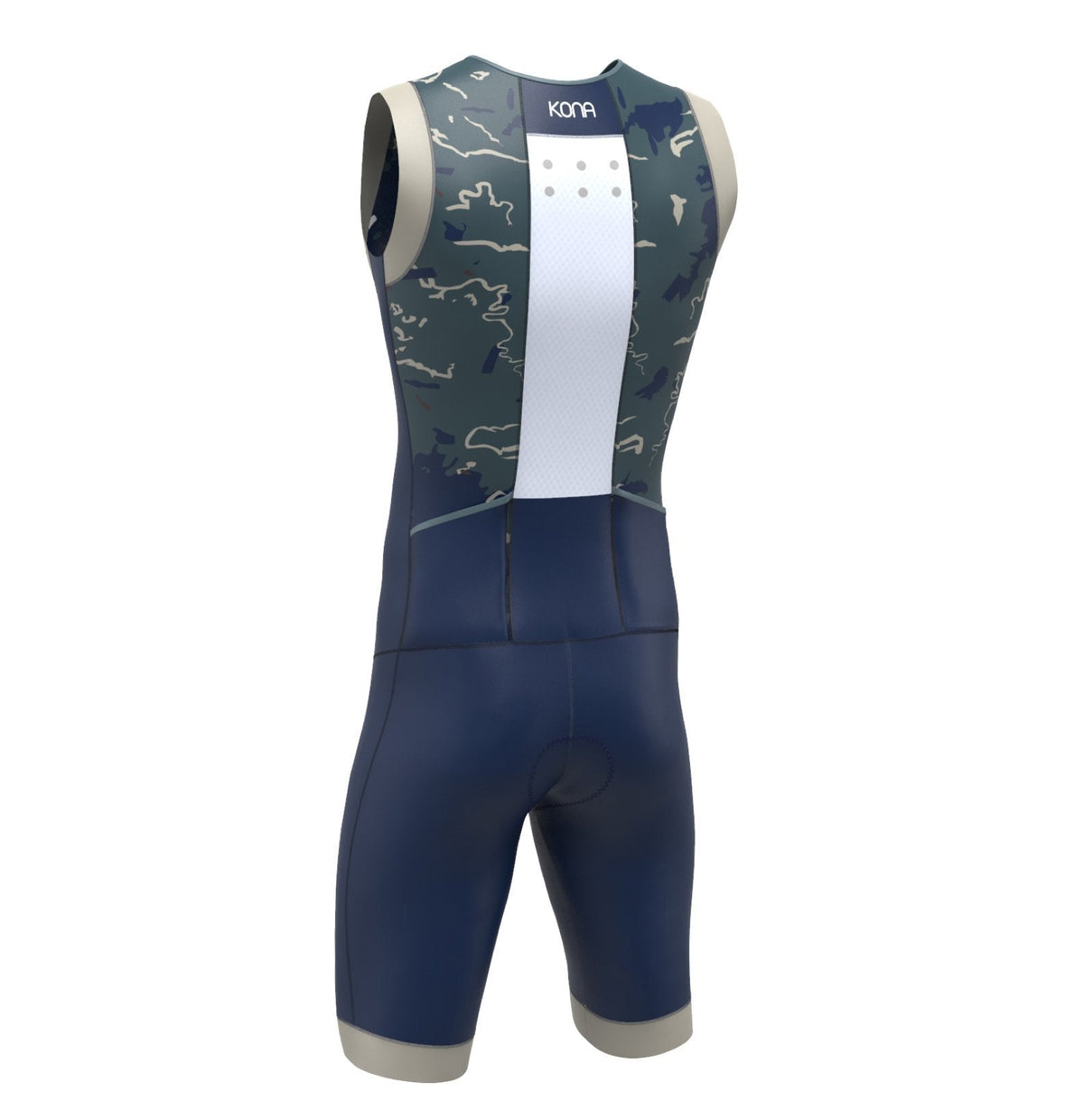 Kona Assault Men’s Triathlon Race Suit — Sleeveless Performance Tri Suit