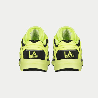 LA Gear Kids Catapult Light-Up x Glow Lowtop | Neon Yellow x Black - Triathlete Store