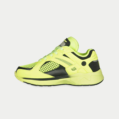 LA Gear Kids Catapult Light-Up x Glow Lowtop | Neon Yellow x Black - Triathlete Store