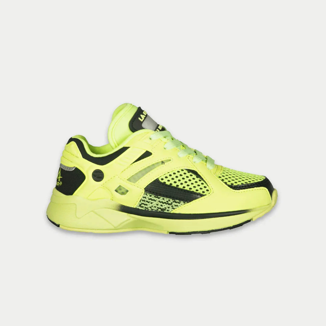 LA Gear Kids Catapult Light-Up x Glow Lowtop | Neon Yellow x Black - Triathlete Store