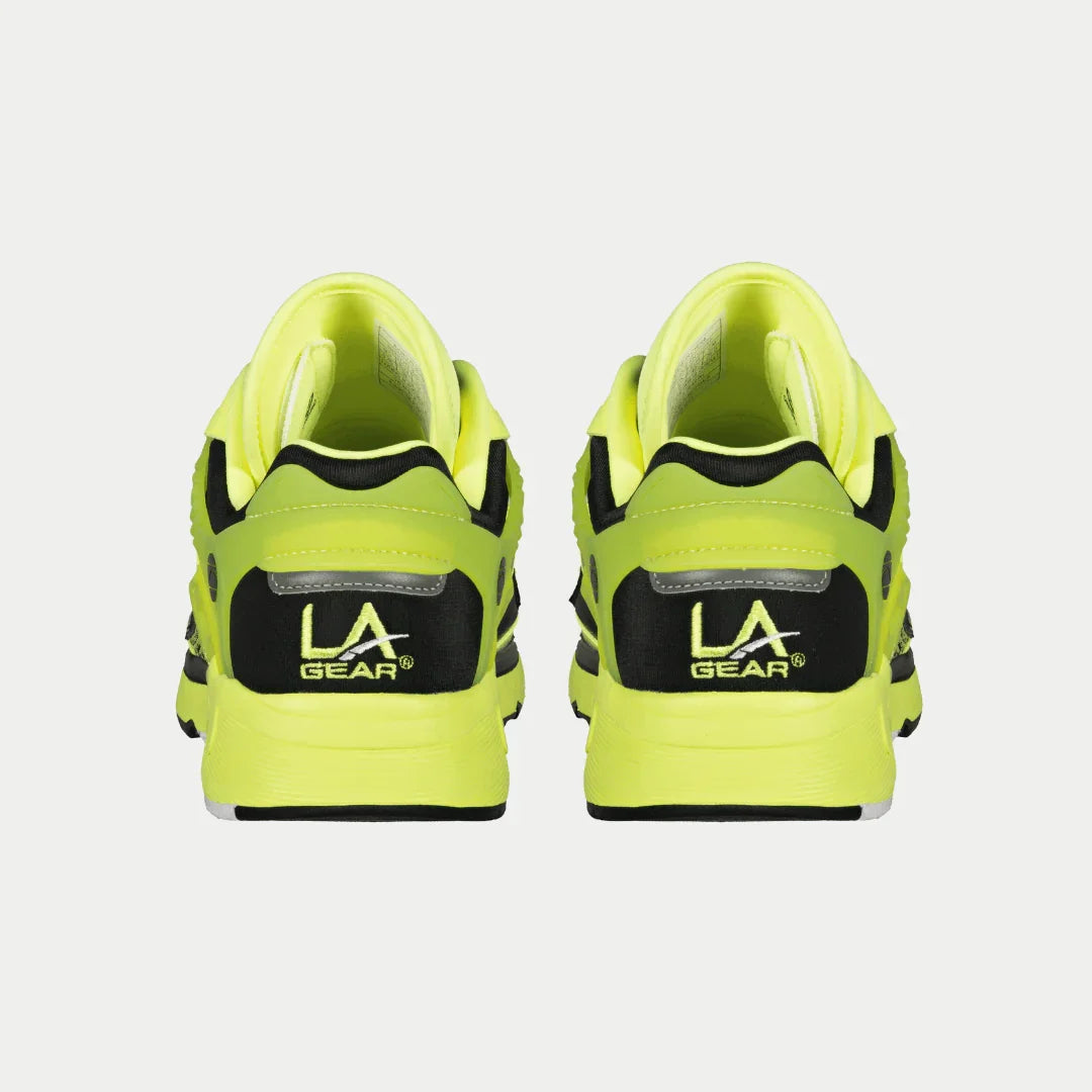 LA Gear Men's Catapult Light-Up x Glow Lowtop | Neon Yellow x Black