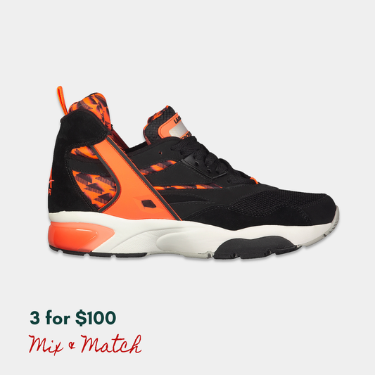 LA Gear Men's Turbo Light-Up Mid | Black x Neon Red