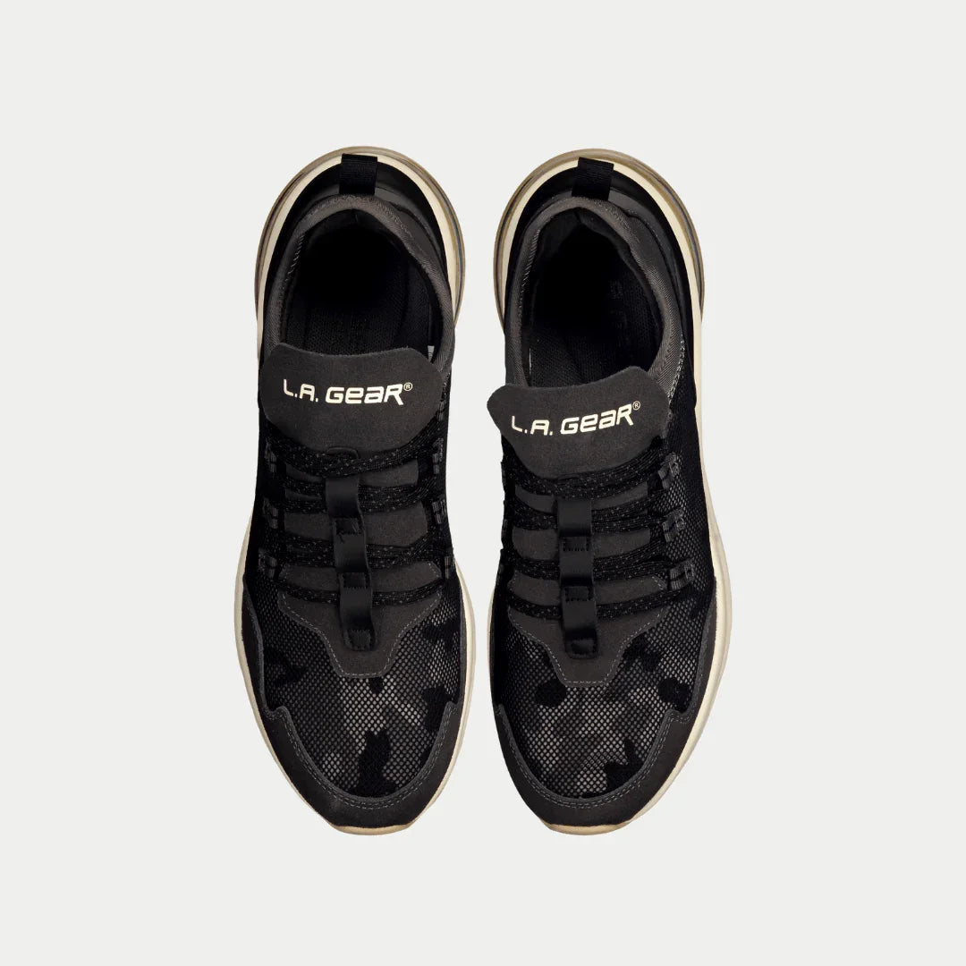 LA Gear Men’s Runyon Lowtop | Black x Gray - Triathlete Store