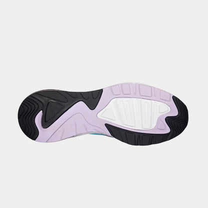 LA Gear Women’s Artesia Lowtop | Gray x Light Blue