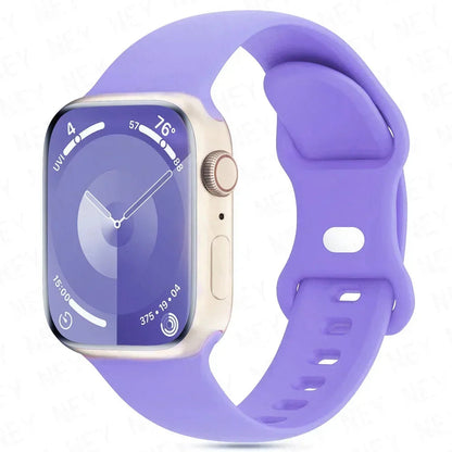Silicone Apple Watch Band Series 11/10/9/8/7/6/5/4/ SE / Ultra 1/2/3