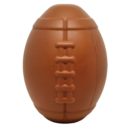 Football eDispenser Durable Rubber Chew Toy and Treat Dispenser