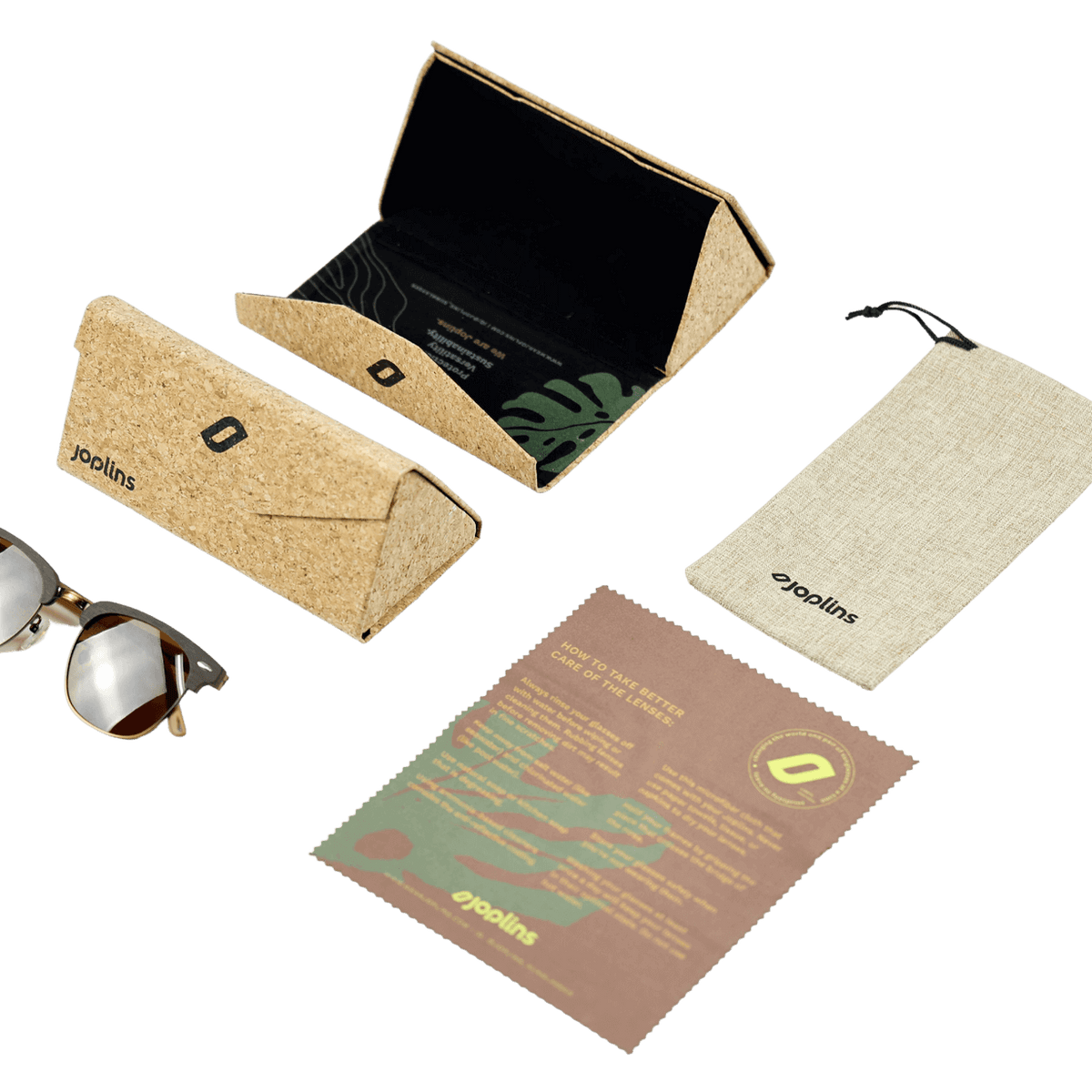Lark - Squared Wood Sunglasses