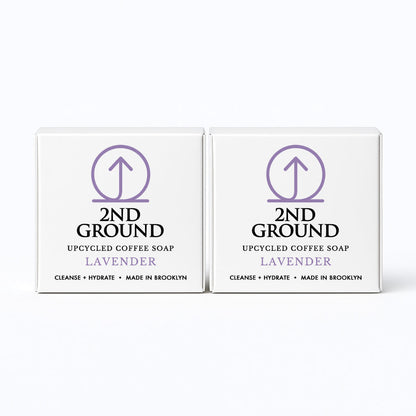 Lavender Upcycled Coffee Soap – Cleanse + Hydrate