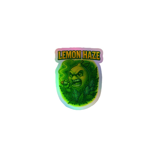 Lemon Haze Holographic stickers