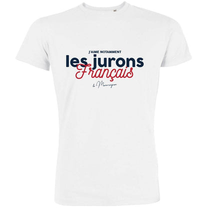 Les Jurons Français Men's Organic Tee (White)