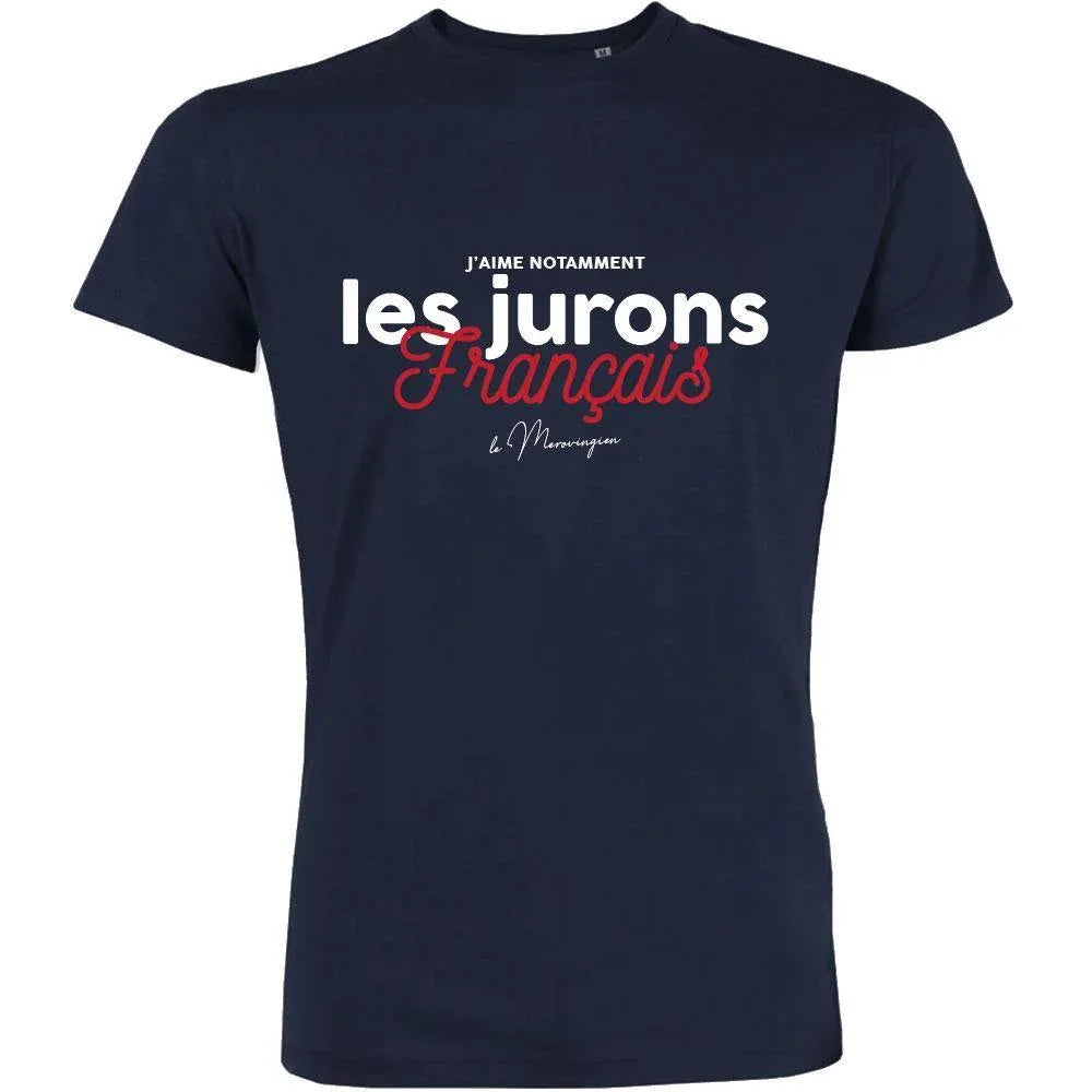Les Jurons Français Men's Organic Tee (White)