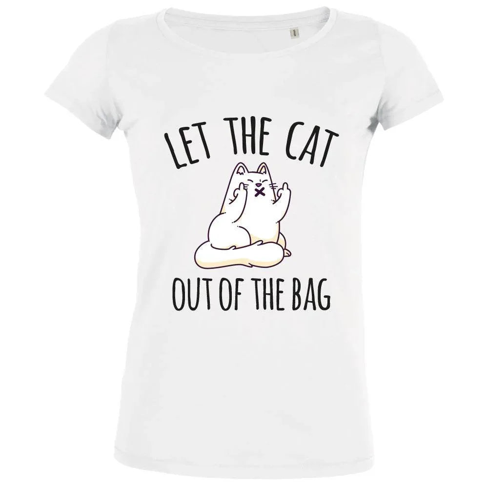 Let The Cat Out Of The Bag Women's Organic Tee