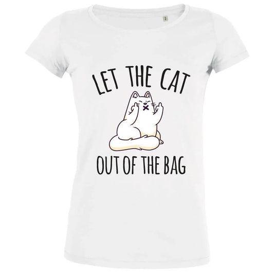 Let The Cat Out Of The Bag Women's Organic Tee