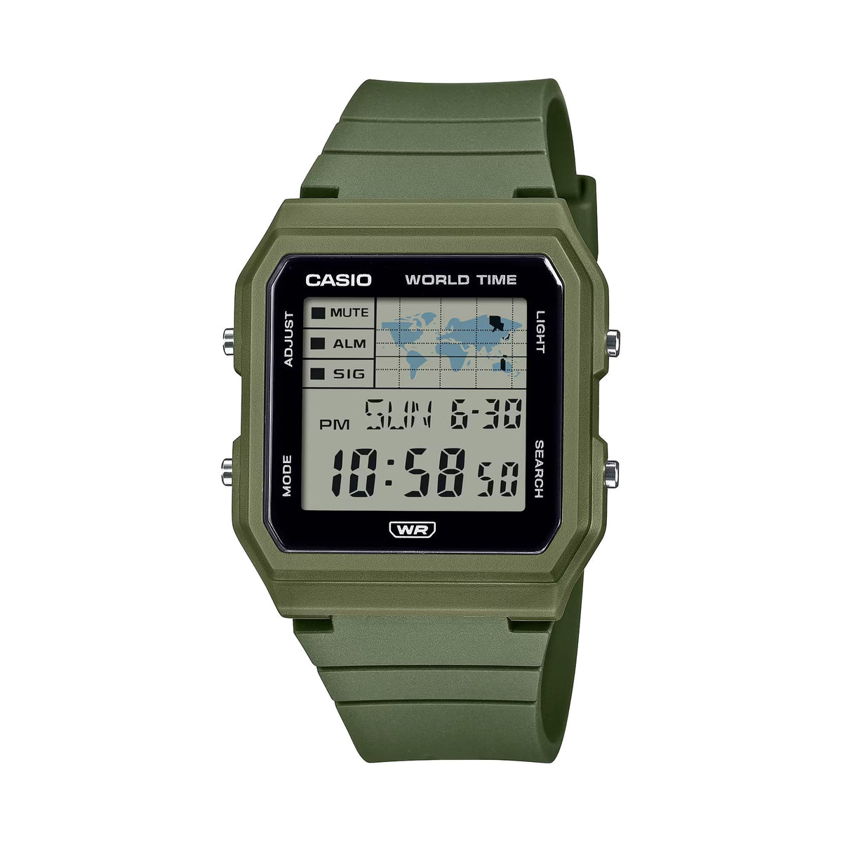 Casio Women's Digital Sport Watch with Green Case - LF-30W-3ACF