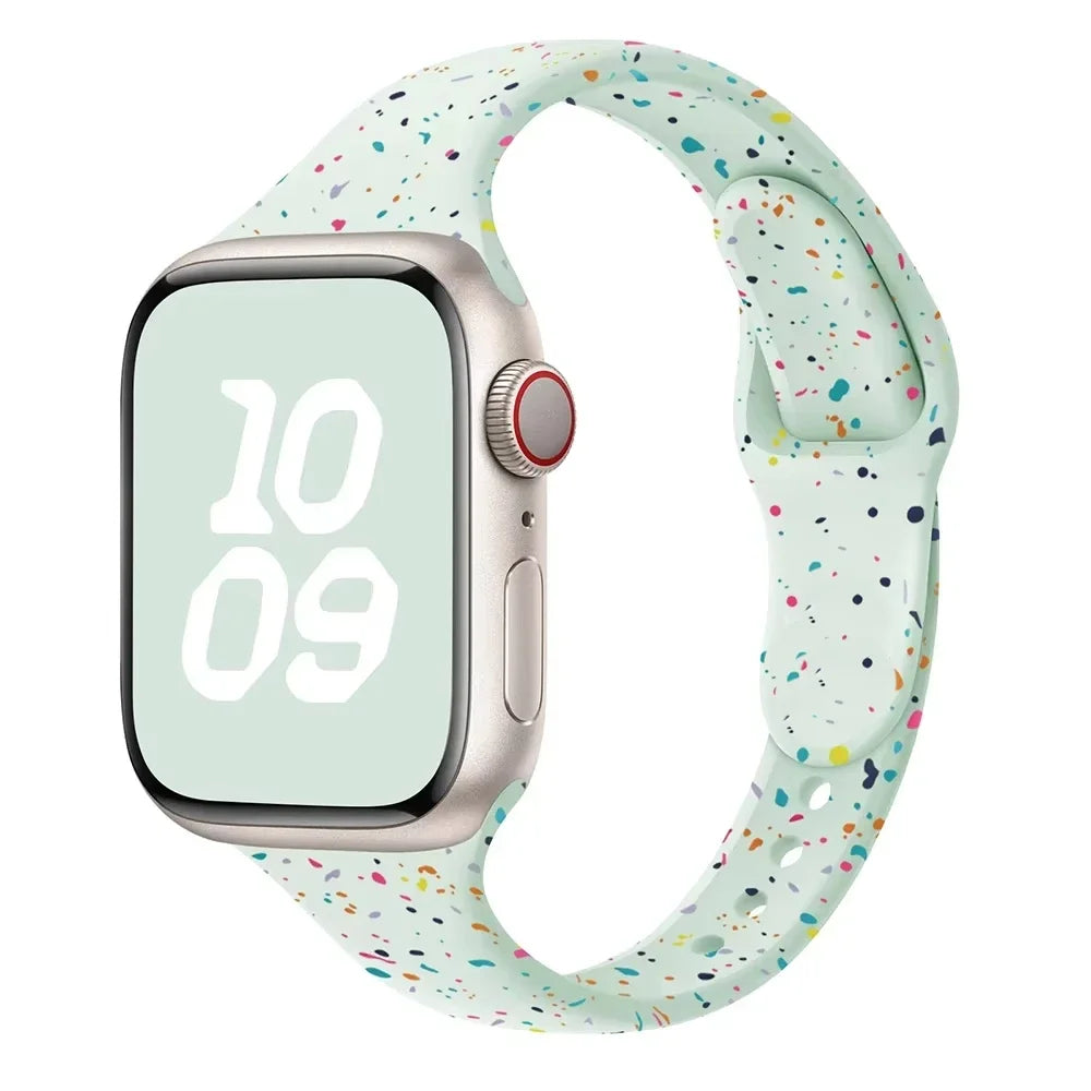 Slim Silicon Apple Watch Band-Strap