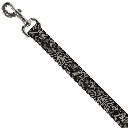 Dog Leash - BD Logo Scattered Black/Gray