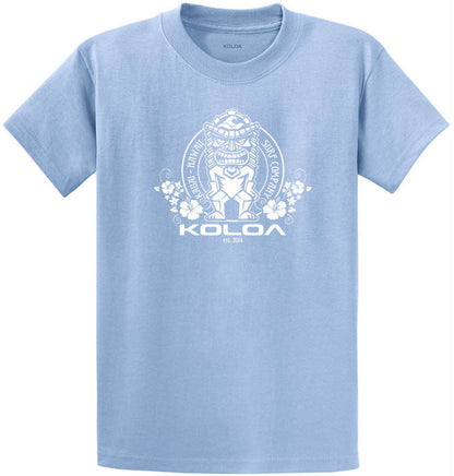 Koloa Tiki Flowers Youth T-Shirt