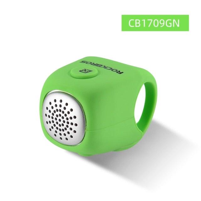 Lightweight Portable Bicycle Bell Electric Horn Mountain Bike Bell Accessories 90dB Cycling Handlebar Silica Gel Shell Electric Cycling Bells Water Resistant Cycling Bells Horn Loud Bicycle Horns Bicycle Accessories