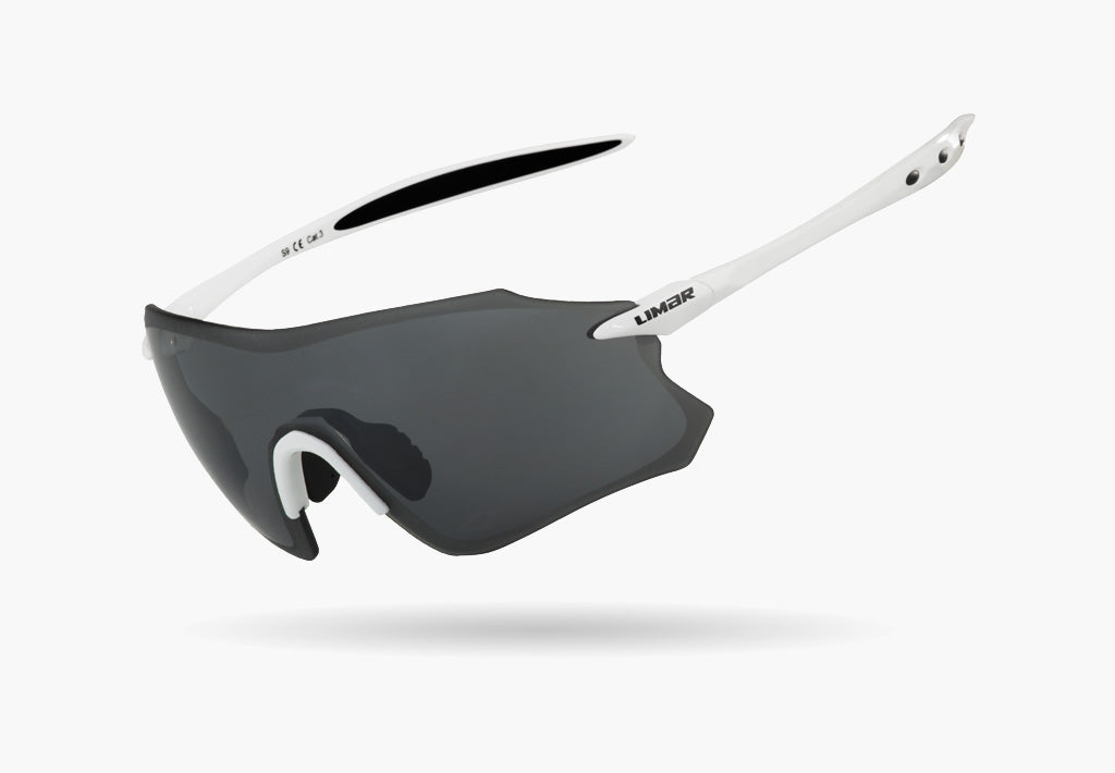 LIMAR F90 POLYCARBONATE CYCLING SUNGLASSES | BLACK/WHITE