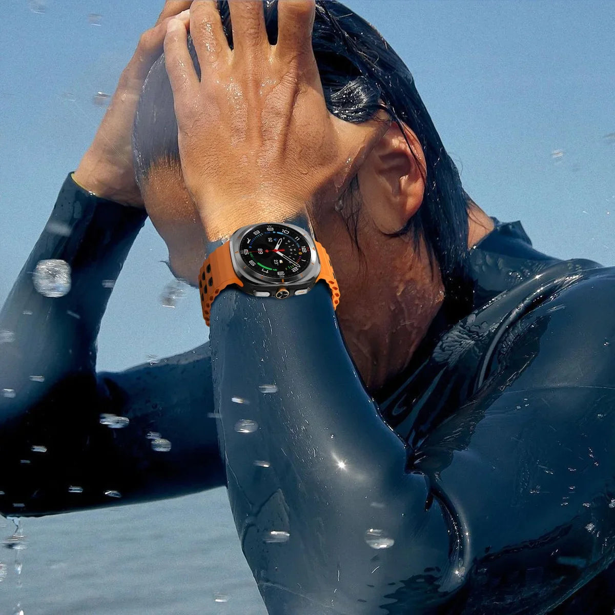 Silicone Samsung Galaxy Ultra Watch Band 47MM