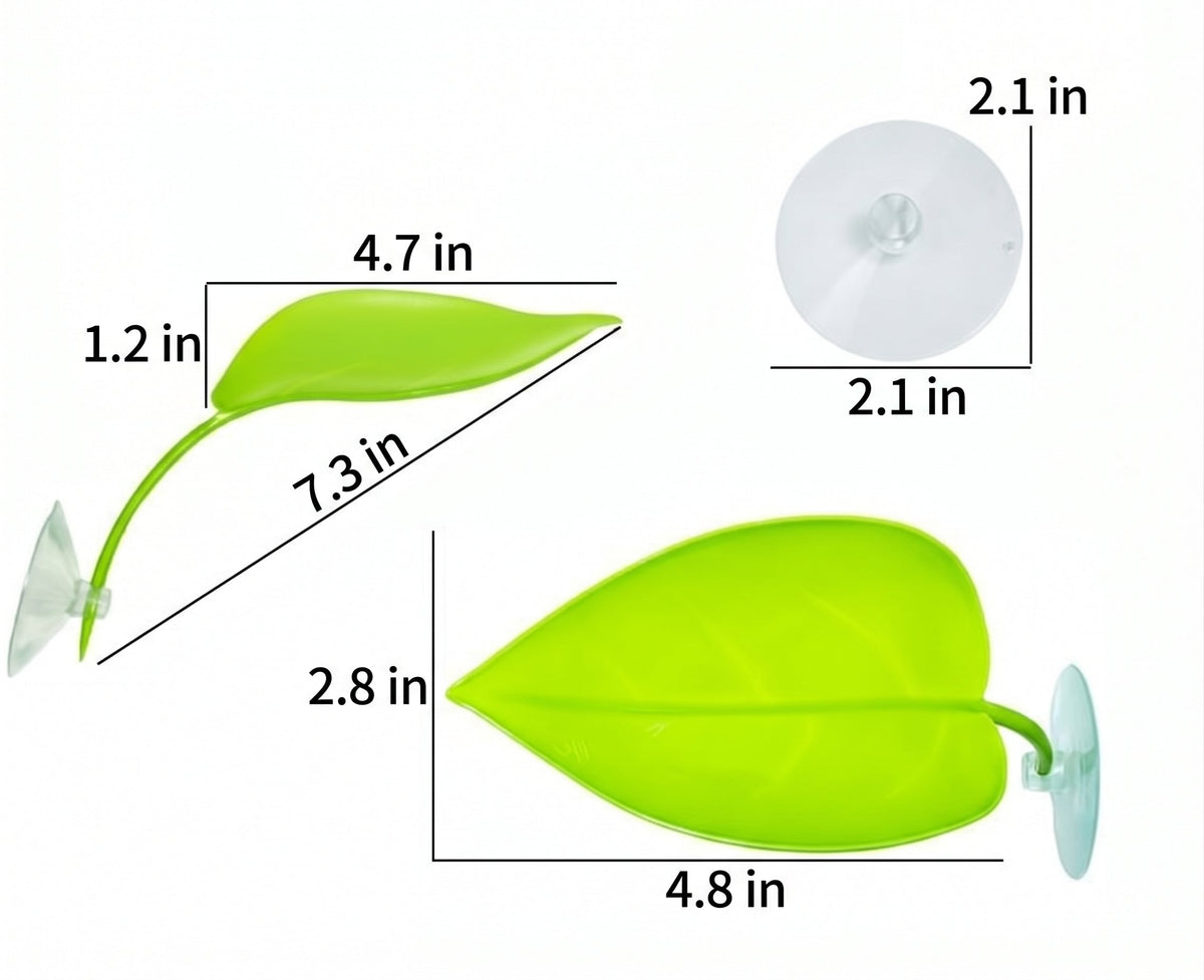 Suction-Cup Leaf Basking Platform & Elevated Perch