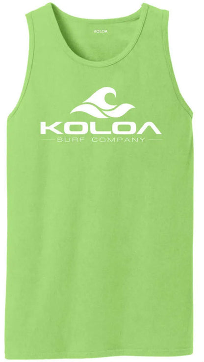 Koloa Surf Classic Wave Pigment-Dyed Tank Tops