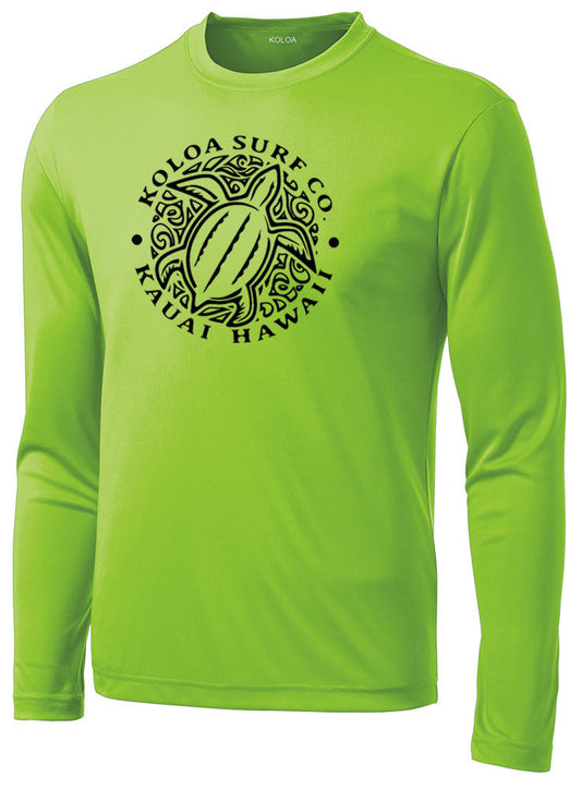 Koloa Honu Turtle Moisture Wicking Long Sleeve Tee