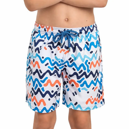 Line Rush, Ocean and Sol Boys Hybrid Short, Swim and Play Trunk