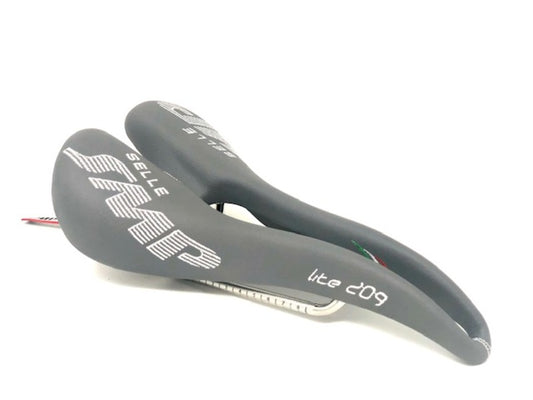 Selle SMP Lite 209 Saddle with Steel Rails (Grey)