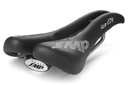 Selle SMP Lite 209 Saddle with Steel Rails (Black)