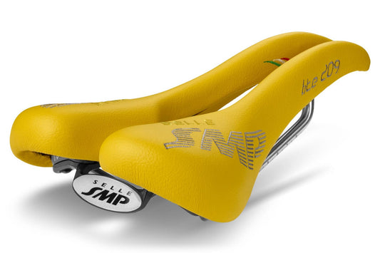 Selle SMP Lite 209 Saddle with Steel Rails (Yellow)