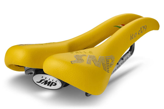 Selle SMP Lite 209 Saddle with Carbon Rails (Yellow)