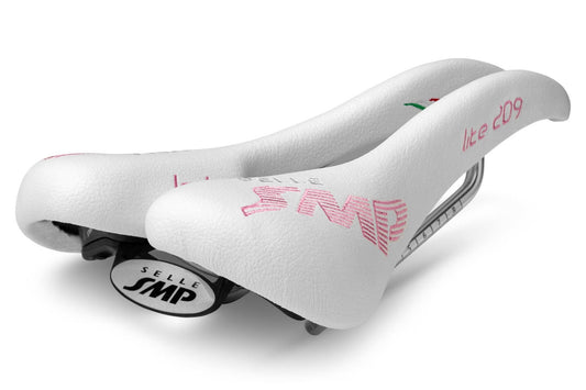 Selle SMP Lite 209 Saddle with Steel Rails (Lady White)