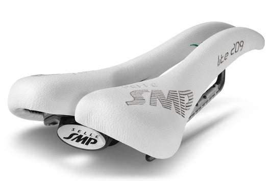 Selle SMP Lite 209 Saddle with Carbon Rails (White)
