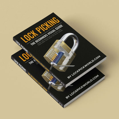 Lock Picking Book - Beginners Visual Guide, 190 Color Illustrations
