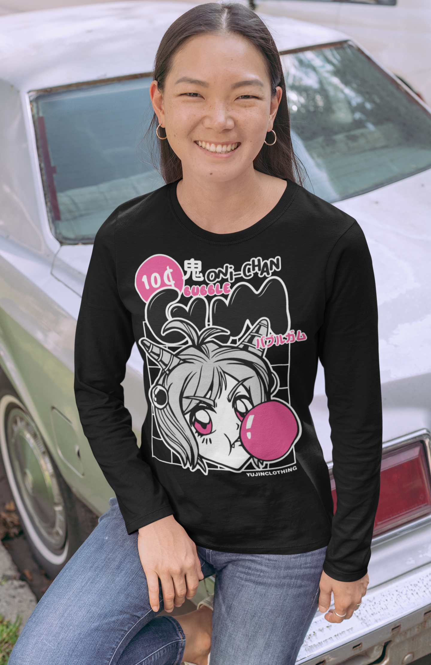 Oni-Chan Bubble Long Sleeve T-Shirt