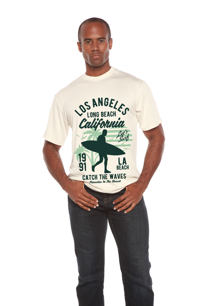 Los Angeles Men's Bamboo Viscose/Organic Cotton Short Sleeve Graphic T-Shirt