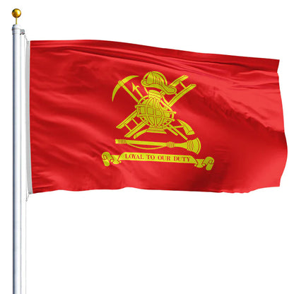 Loyal To Our Duty Firefighter Flag – Outdoor Made in USA