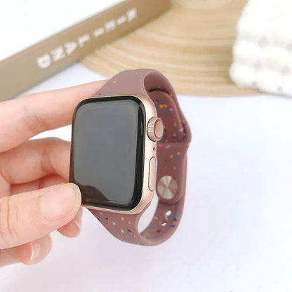 Slim Silicon Apple Watch Band-Strap