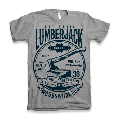 LumberJack Men's Bamboo Viscose/Organic Cotton Short Sleeve Graphic T-Shirt