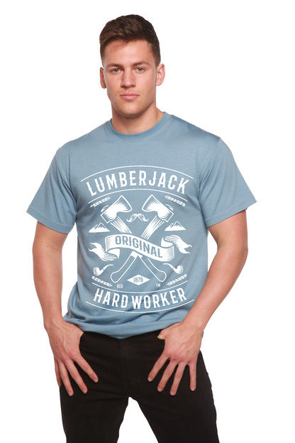 LumberJack Men's Bamboo Viscose/Organic Cotton Short Sleeve Graphic T-Shirt