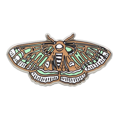 Moth Pin - Occult Luna Moth / Butterfly Enamel Pin in 4 Colors