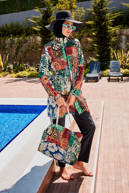 Full Coverage Hijab Swimsuit R2301