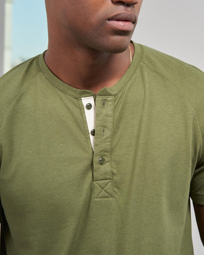 EcoKnit™ Short-Sleeve Henley