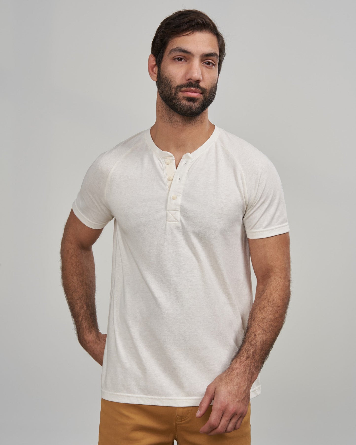 EcoKnit™ Short-Sleeve Henley
