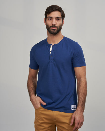 EcoKnit™ Short-Sleeve Henley