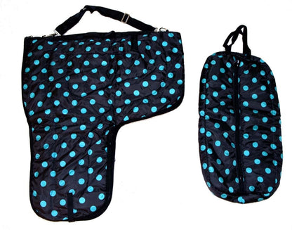 AJ Tack Western Padded Saddle and Bridle Carrier Set