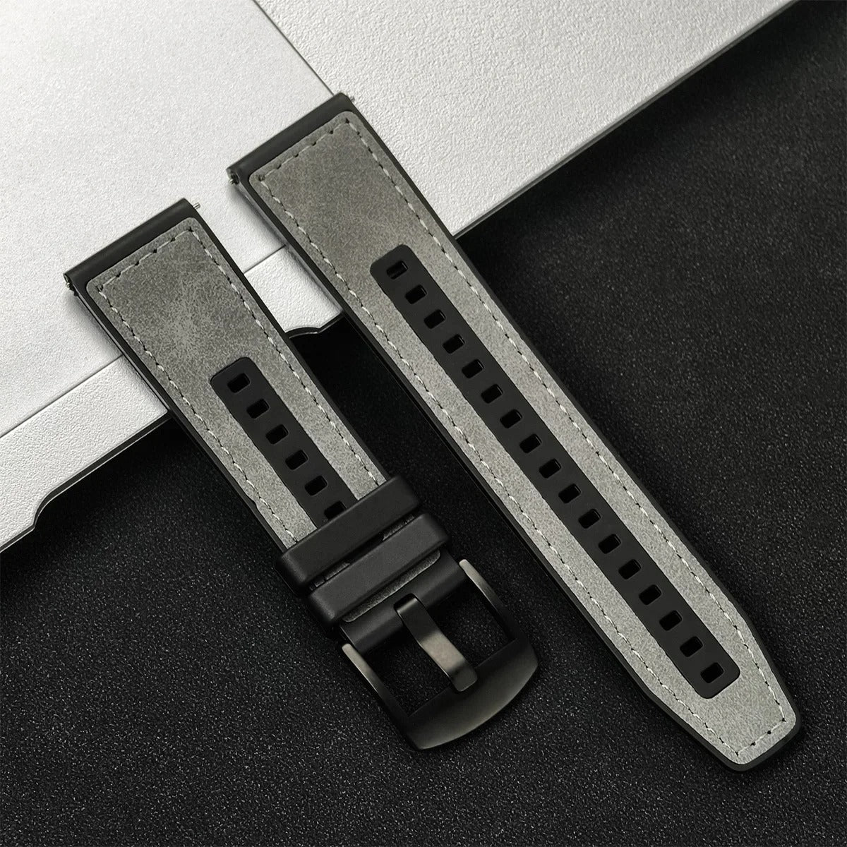 22mm, Strap for Samsung Galaxy Watch 7 FE 6 5 4 5Pro 6/4Classic Silicone Band for Huawei GT5 Pro 46mm GT4/3Pro Bracelet (Kopya) (Kopya)