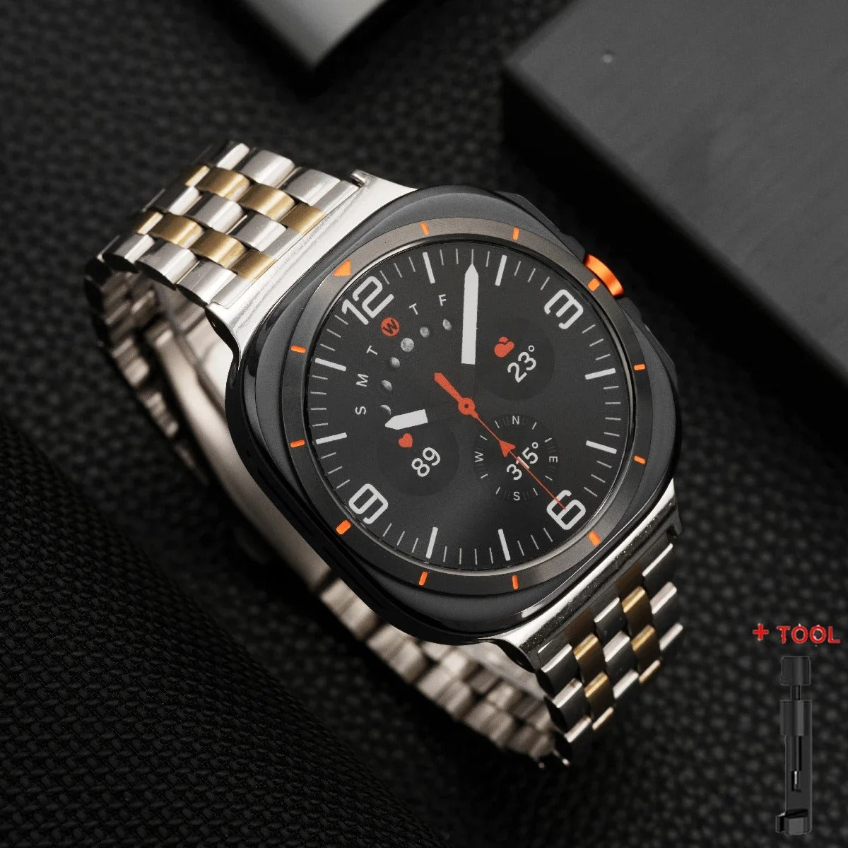 Steel Samsung Galaxy Ultra Watch Band 47MM